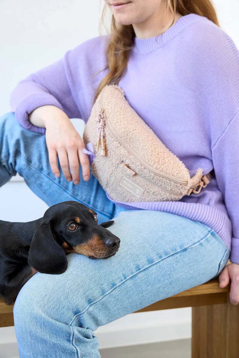 Dog Bum Bag Emma Teddy Fleece, Palopa