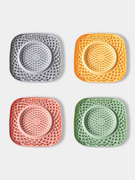 Lick-Matte für Hunde und Katzen - YoomY Platte - Grün