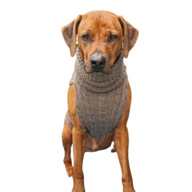 Hundepullover SMARTY Hazelnut 100 % Merinowolle