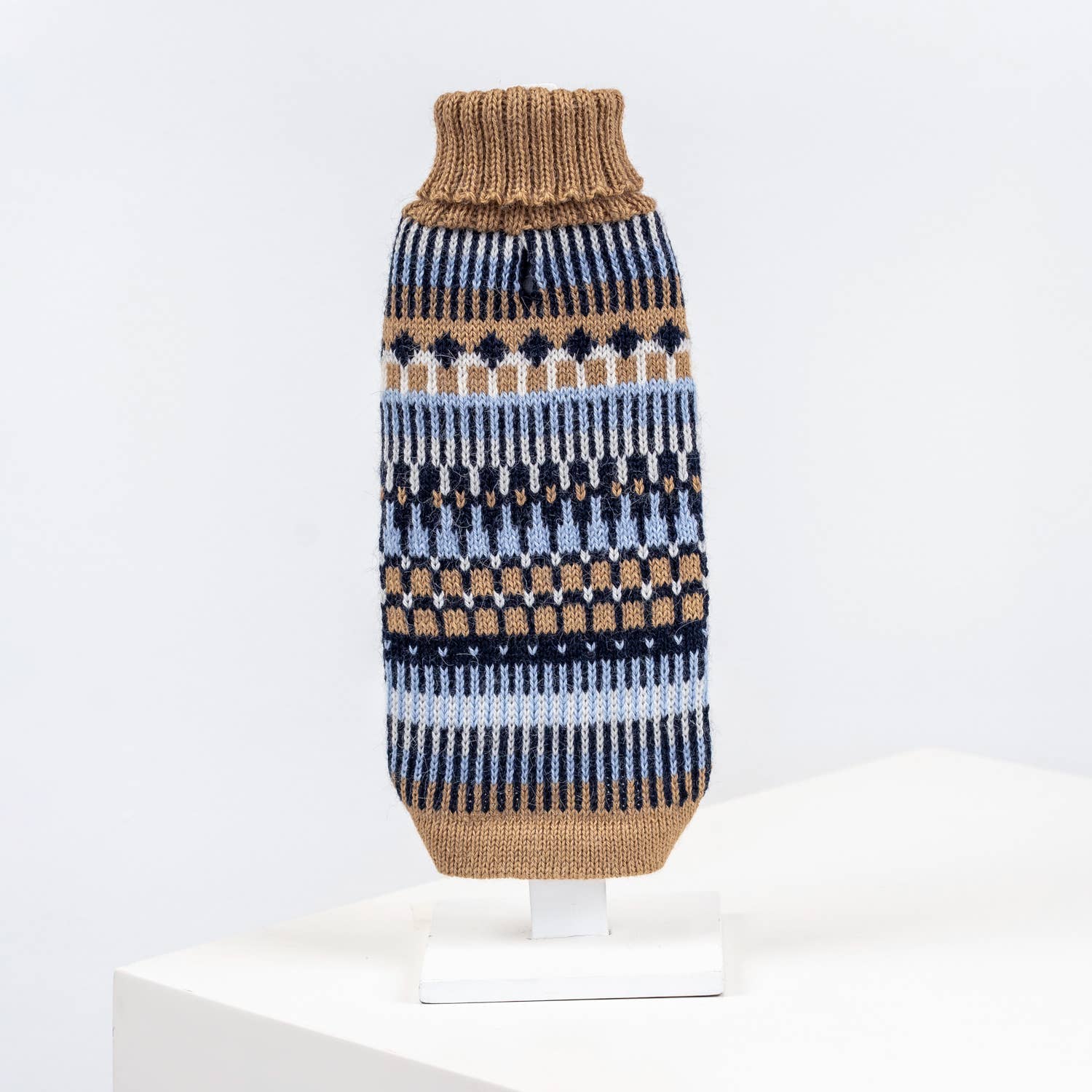 Ice Magic Hundepullover aus Alpakawolle, marineblau