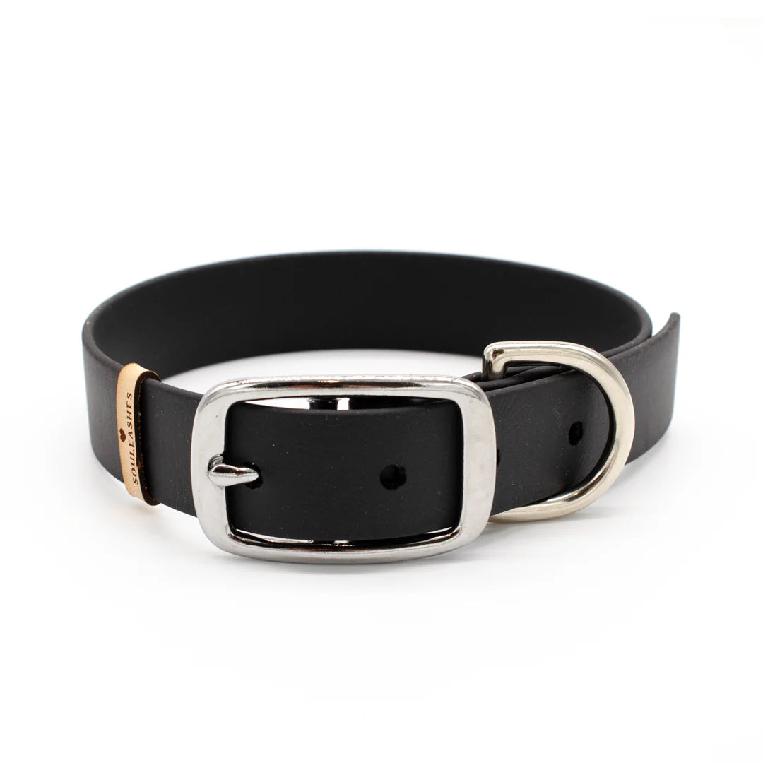 Halsband Biothane mit Lederhaptik, Souleashes
