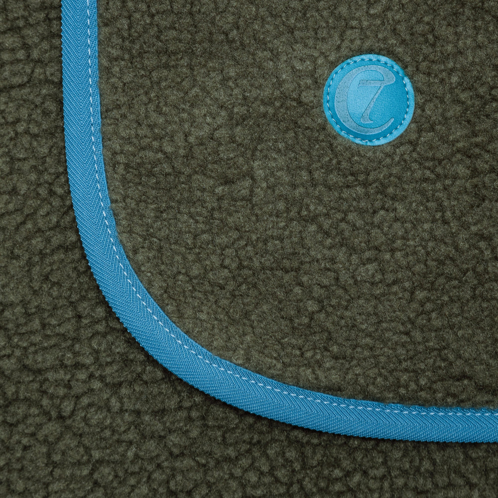 Dog Blanket Teddy olive, Cloud7