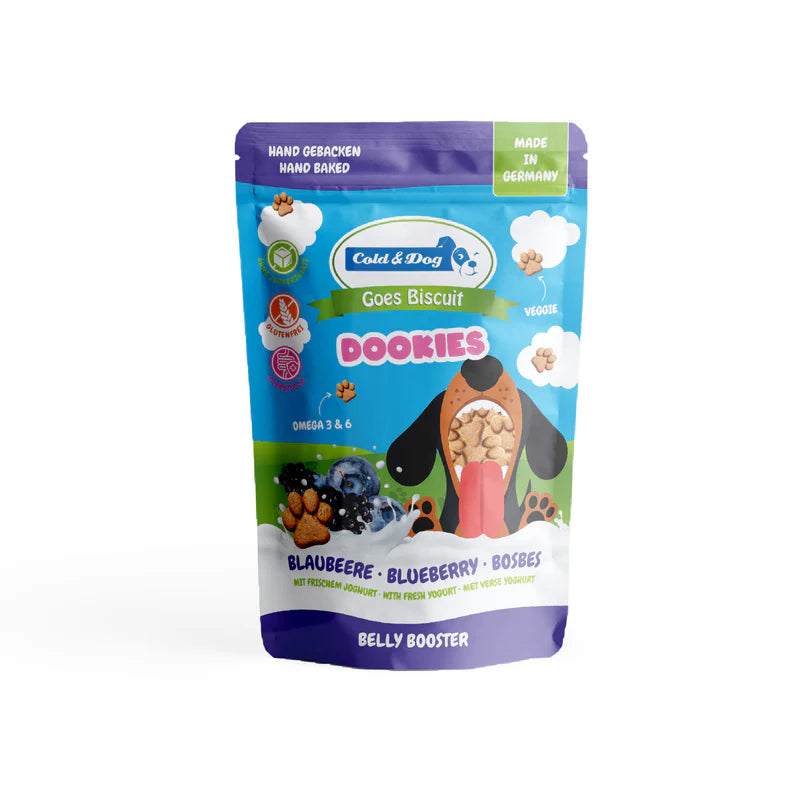 Hundekekse Heidelbeere & Holunder, Cold & Dog, 120 g