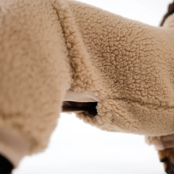 Hundepullover 'Teddy Overall Dackel', Karma Hund, beige