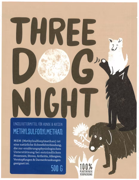 MSM-Methylsulfonylmethan,Three Dog Night, 200 g