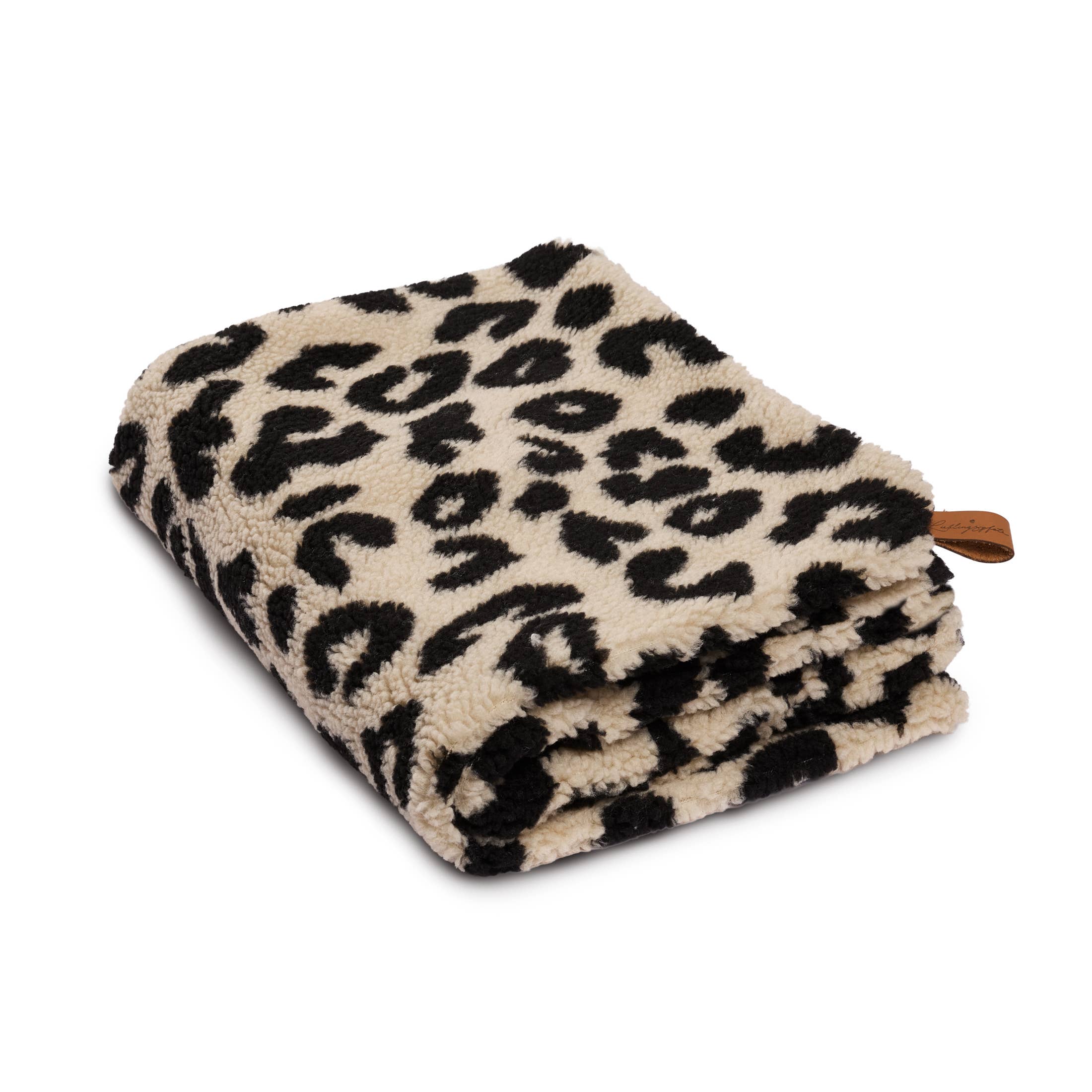 Hundedecke Teddy LEO Sand / Schwarz, Lieblingspfote
