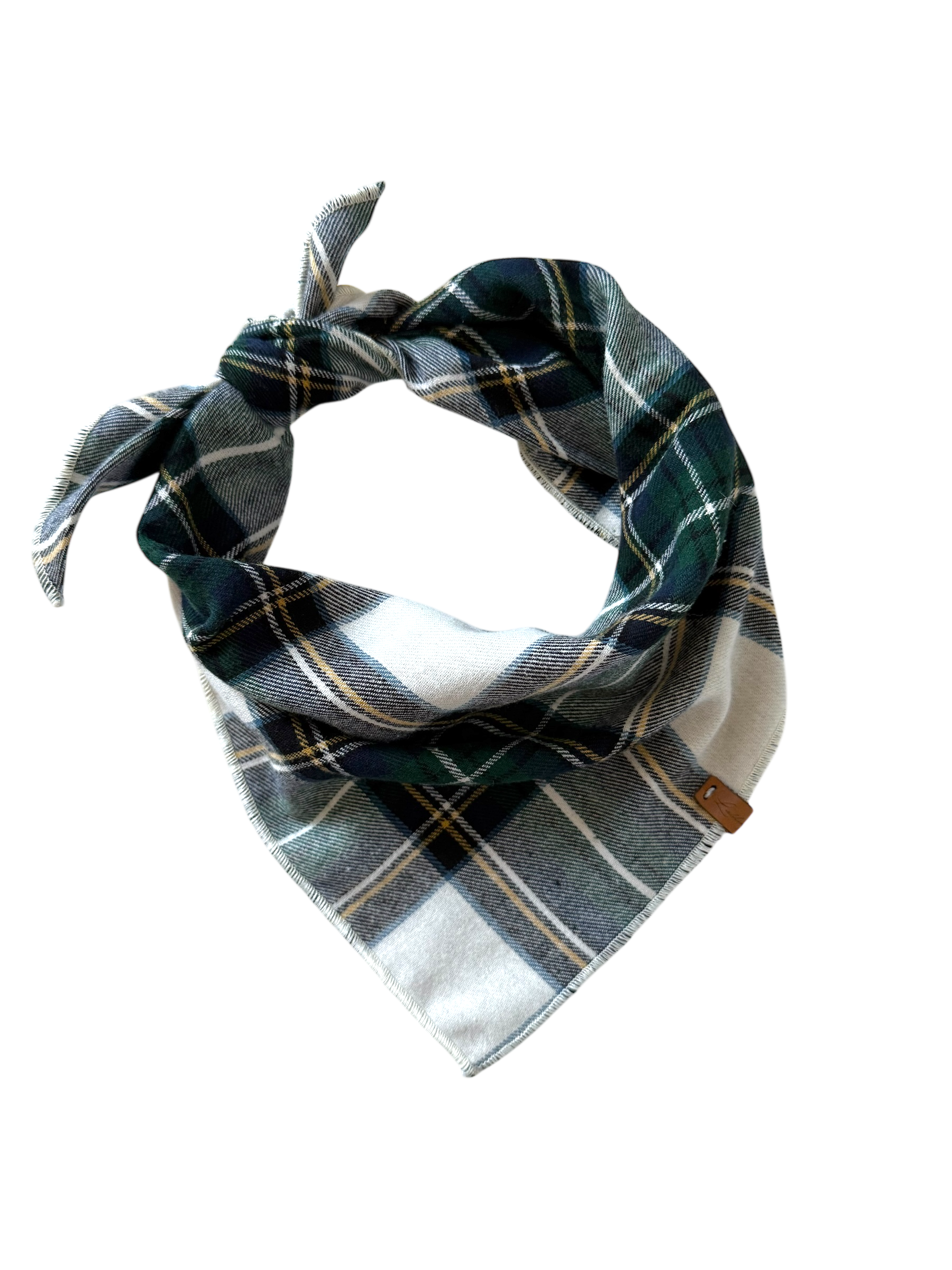 FLANELL HALSTUCH "CHECKS" Blau Grün