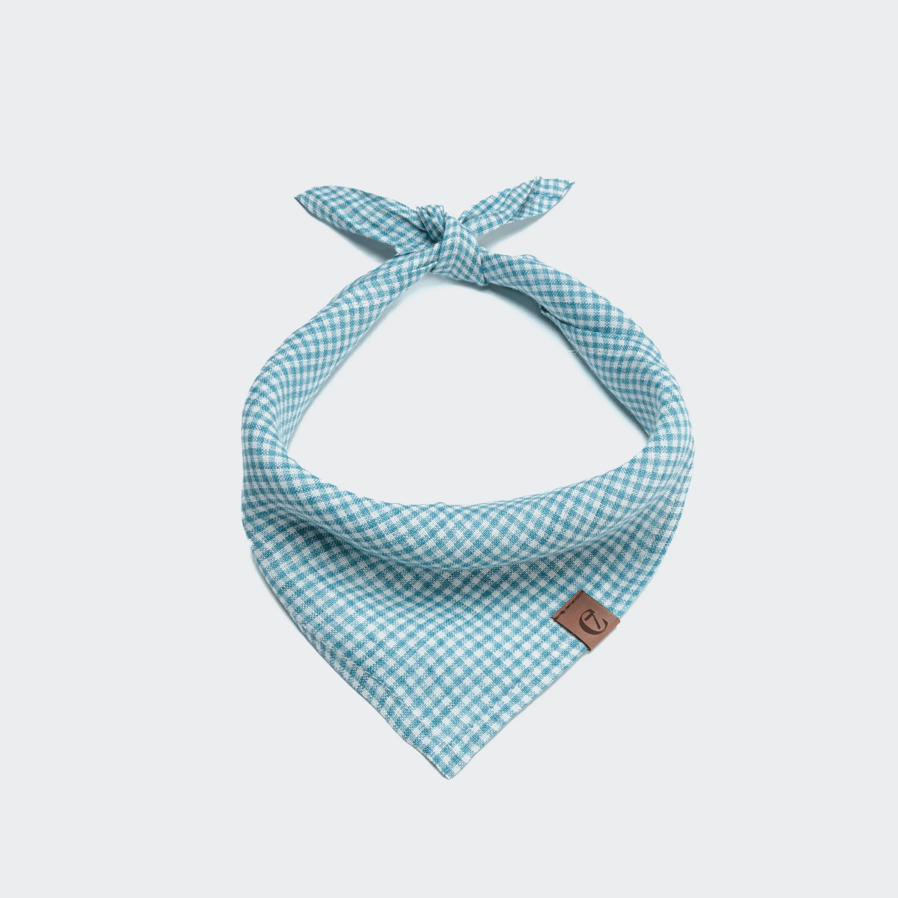 Bandana Mini Check Blue, Cloud7