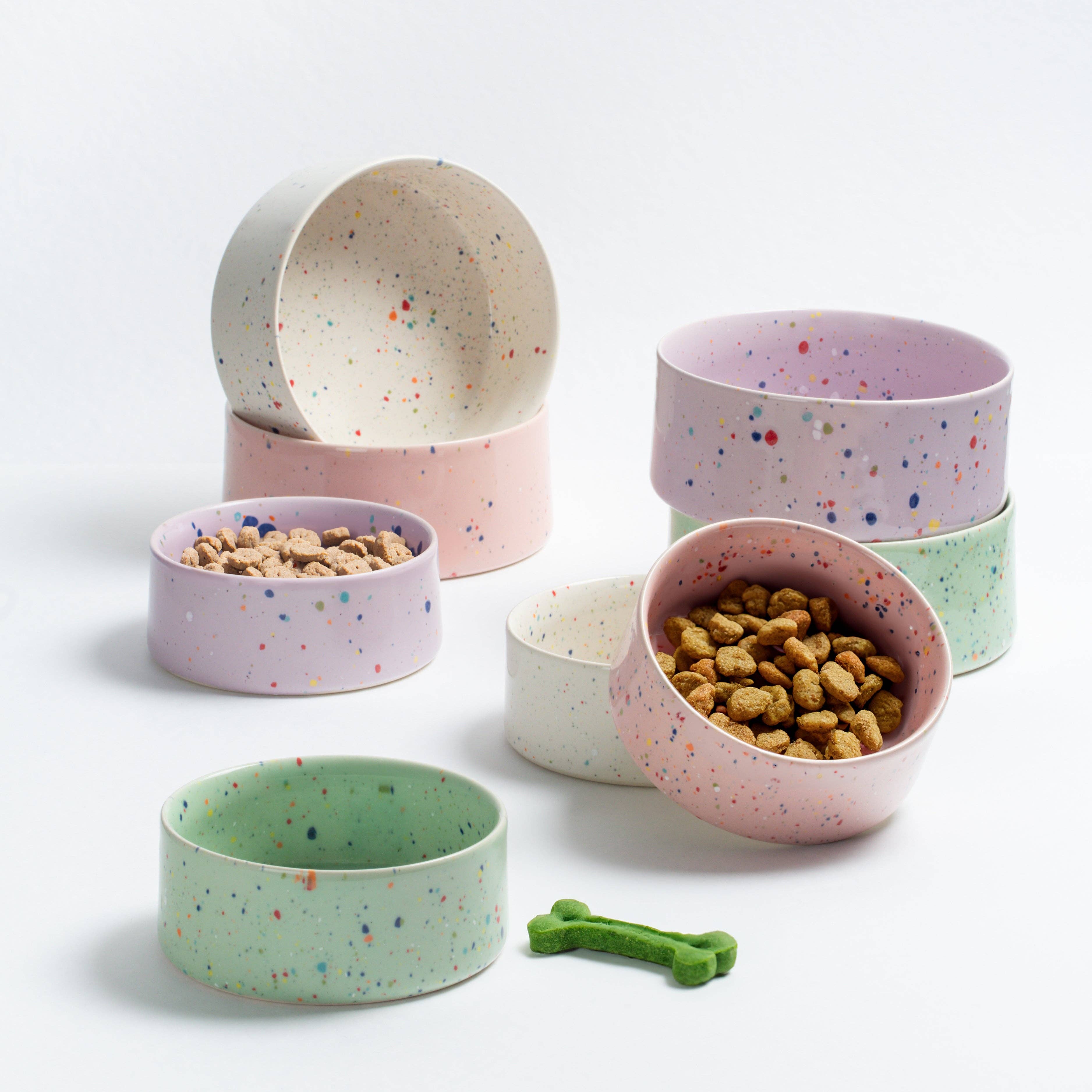 New Party Hundenapfnapf 16,5 cm, 2er-Set Weiß