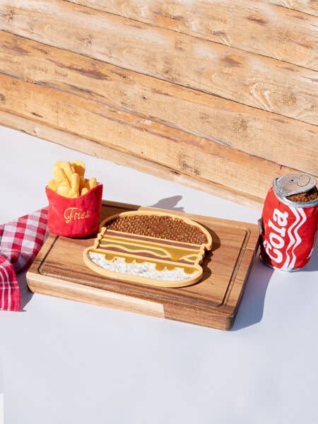 Hundeleckmatte in Burger-Form - YoomY von INOOKO