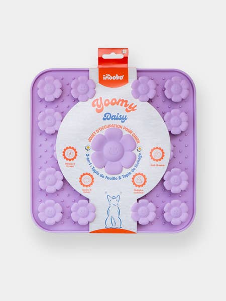 Yoomy Daisy - Beschäftigungs- und Leckmatte für Hunde - Lavendel