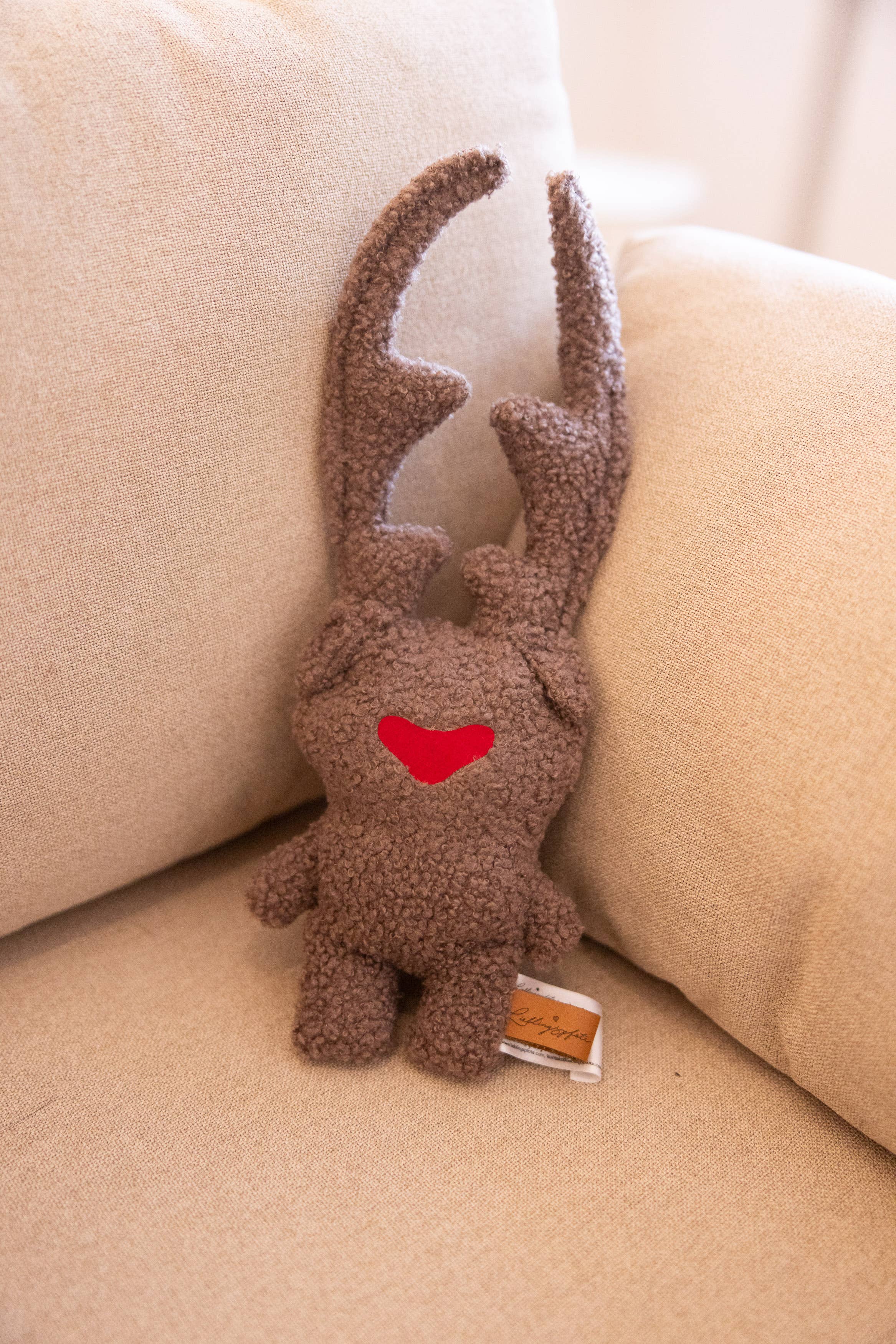 Spielzeug Elch Elmo - handgefertigt, Lieblingspfote