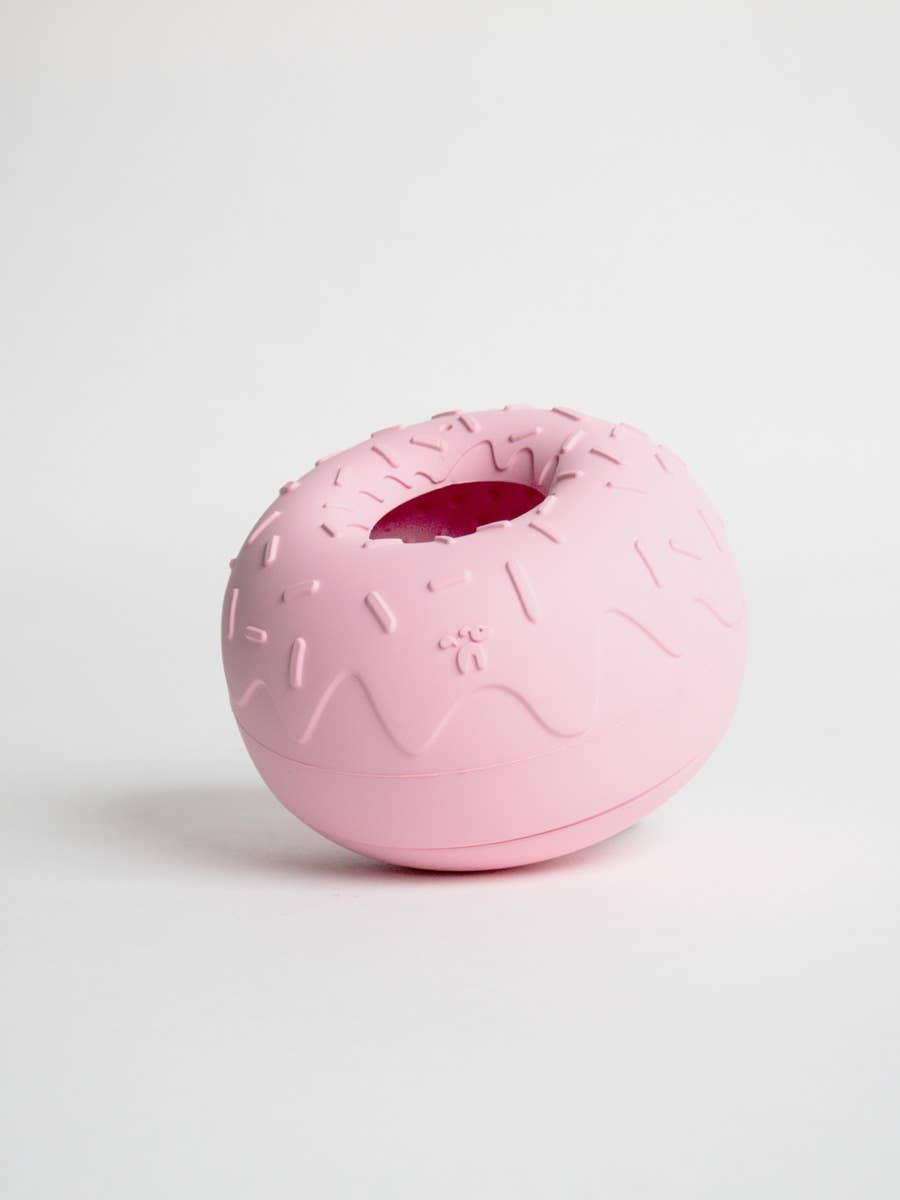 Beschäftigungsspielzeug für Hunde - Yoomy Donut - Rosa