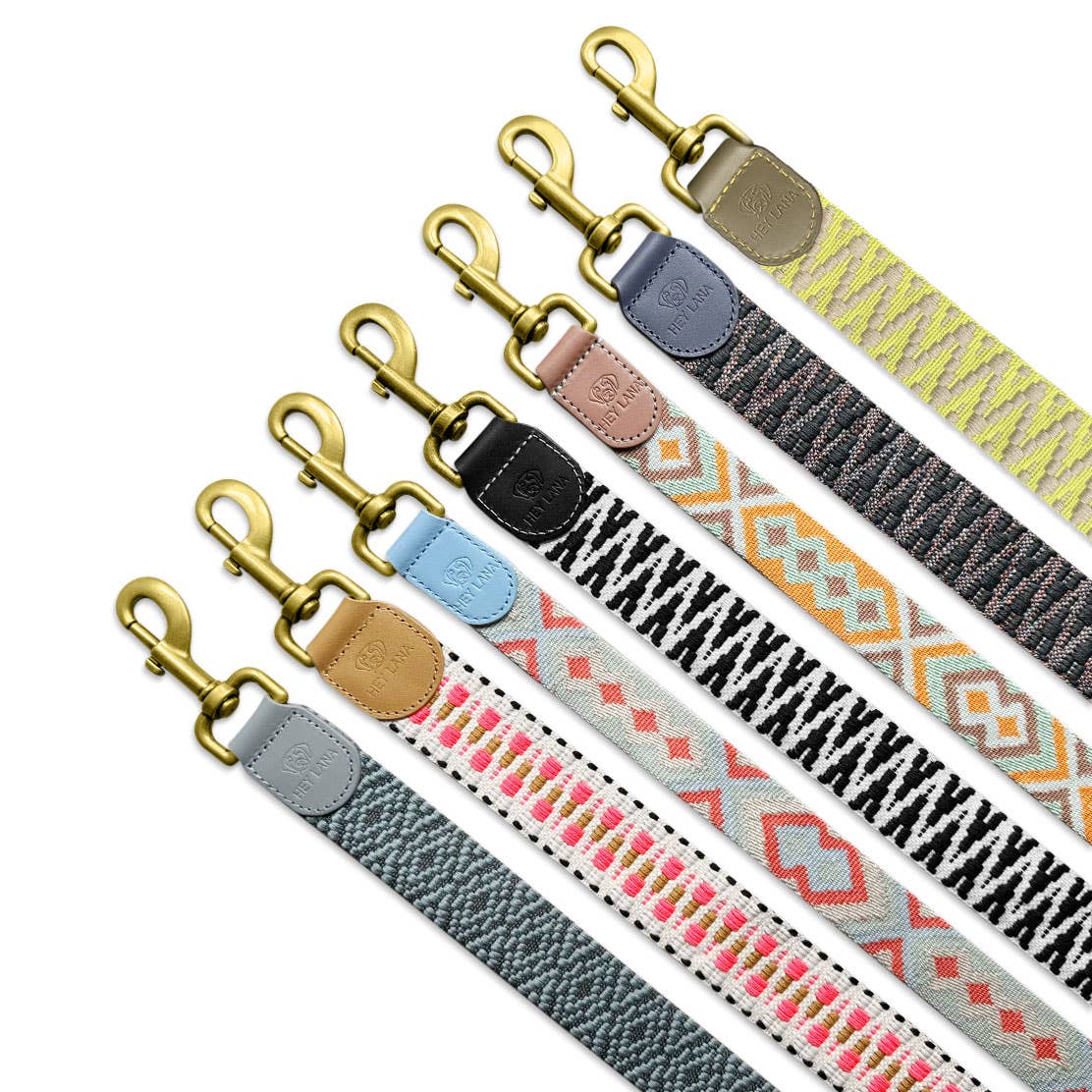 Premium Hundeleine - 3-fach verstellbar - 2m - Schwarz