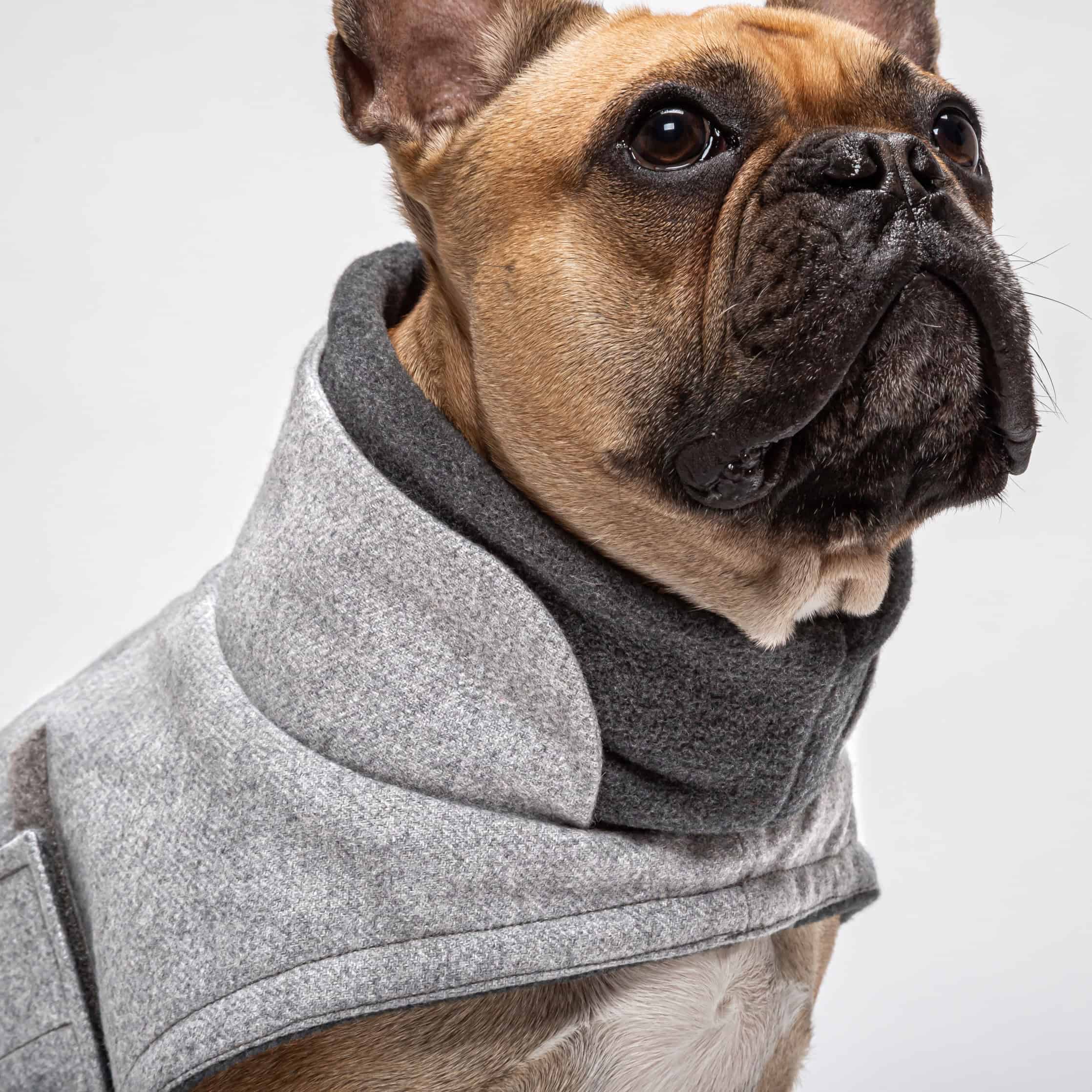Hundemantel 'Brooklyn Flanell Fr. Bulldogge', Cloud7