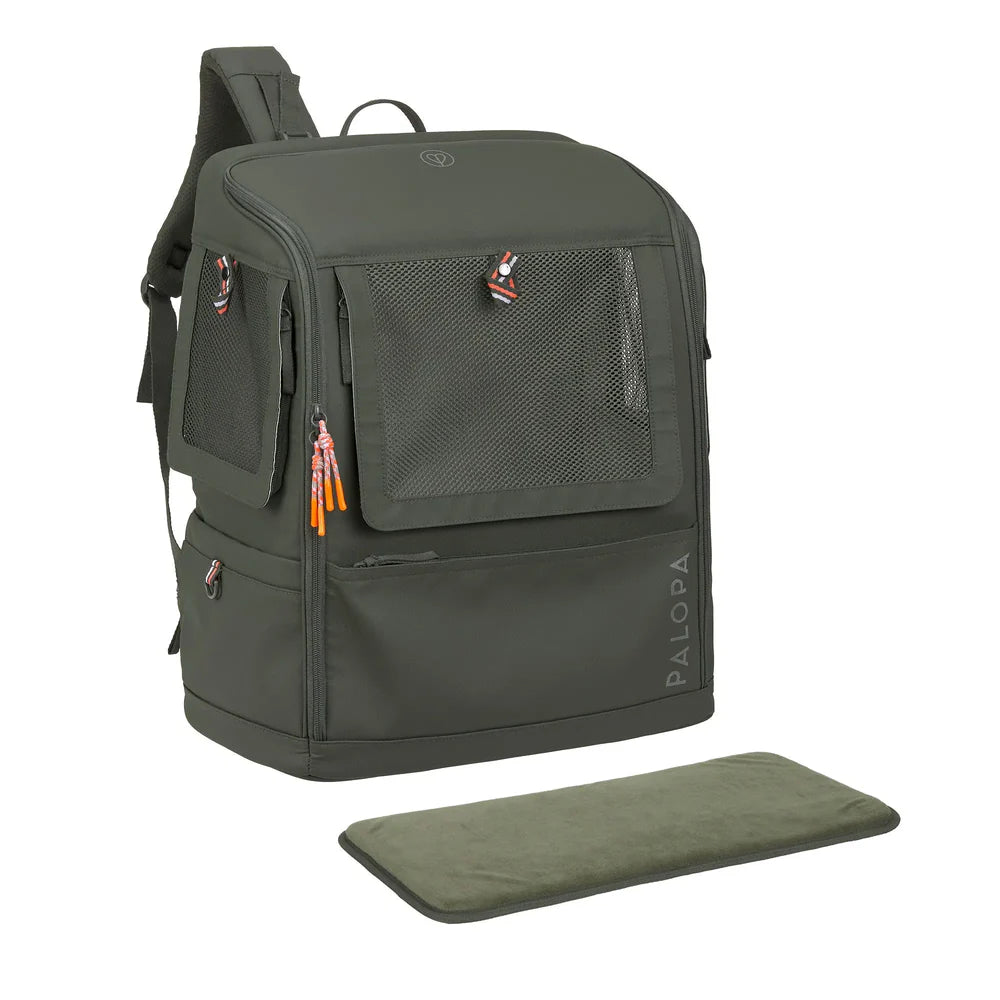 Hundetragerucksack Kari, dunkelgrün, Palopa