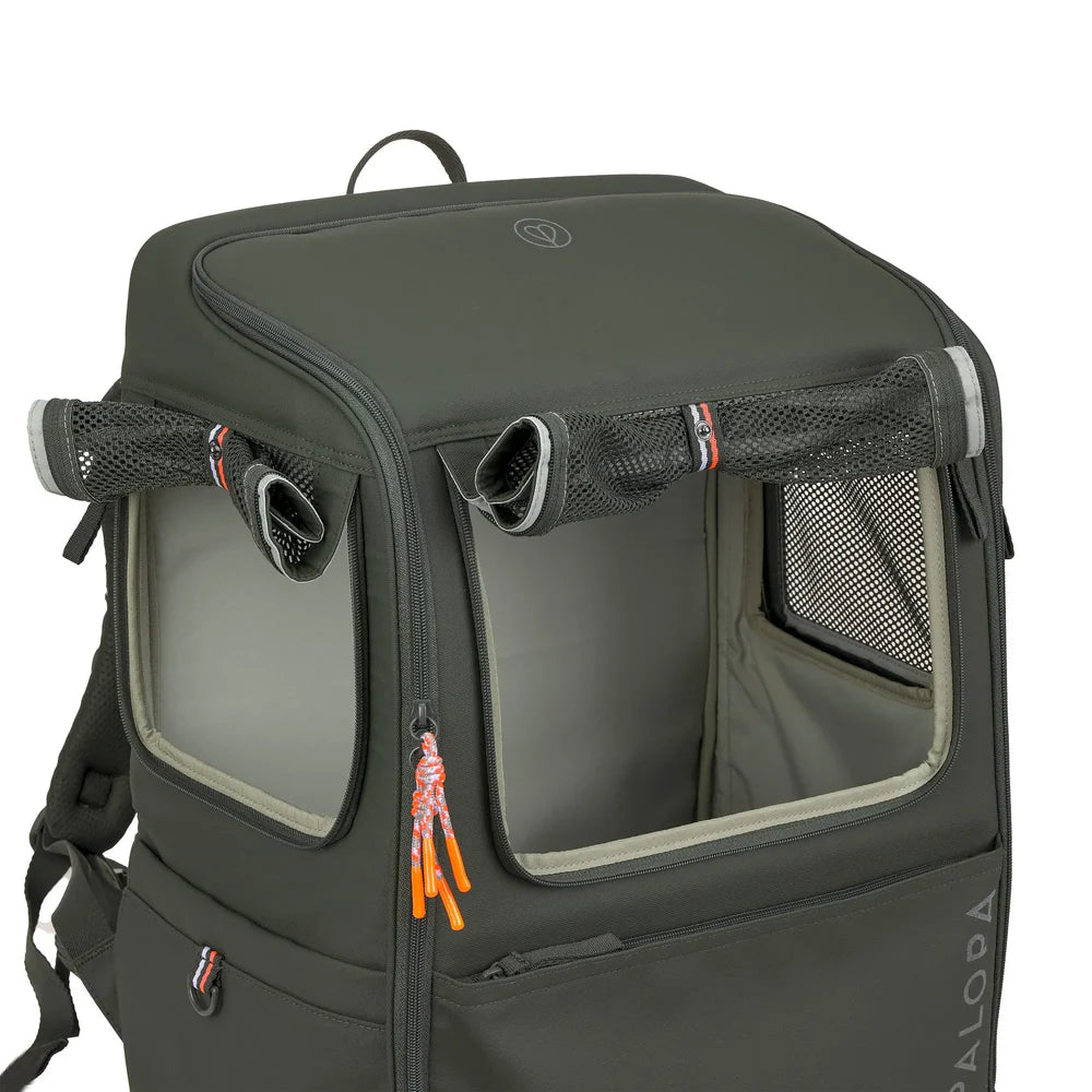 Hundetragerucksack Kari, dunkelgrün, Palopa