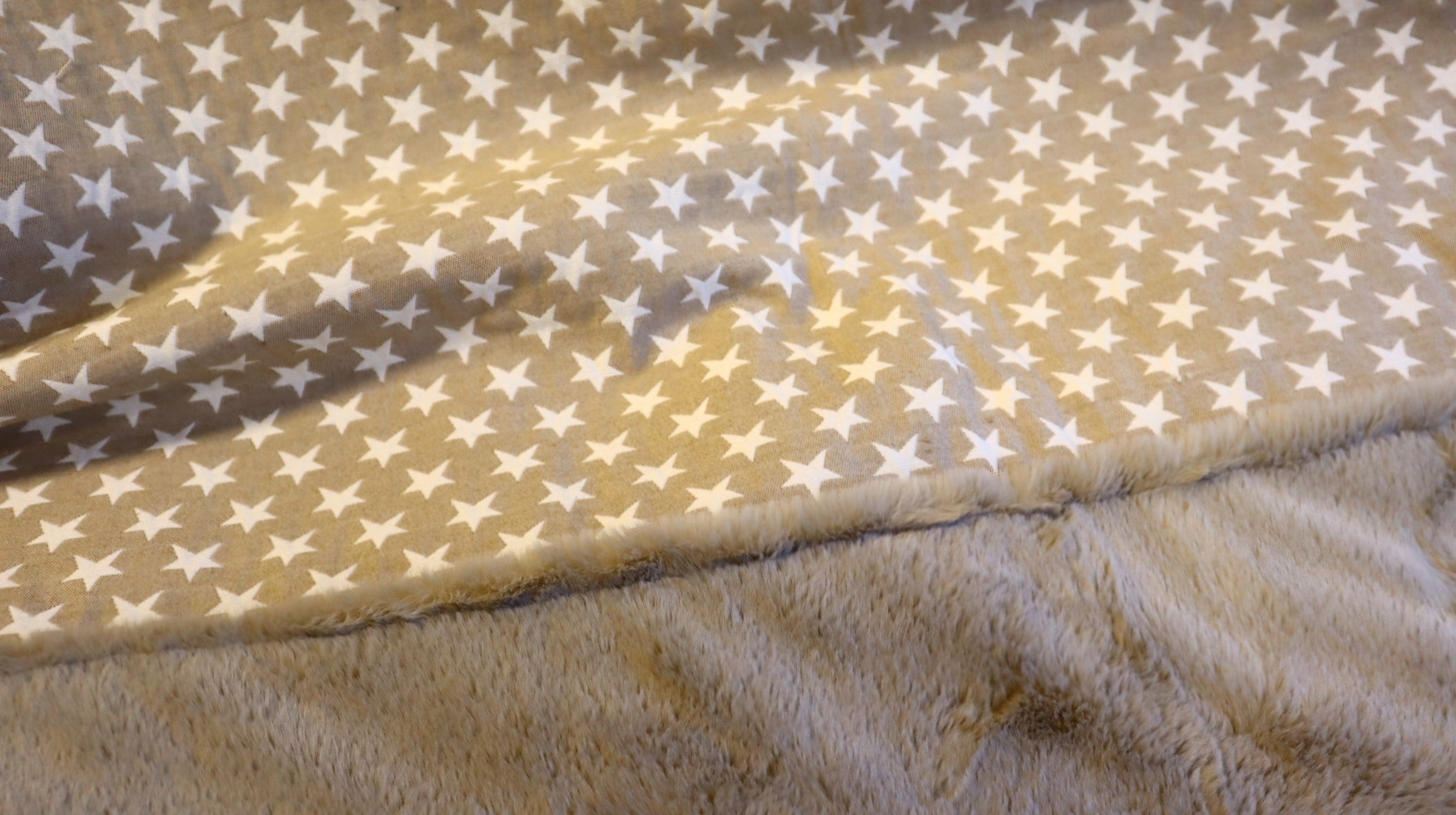 Schlafsack Sterne Jaquardstoff, Hundemüde