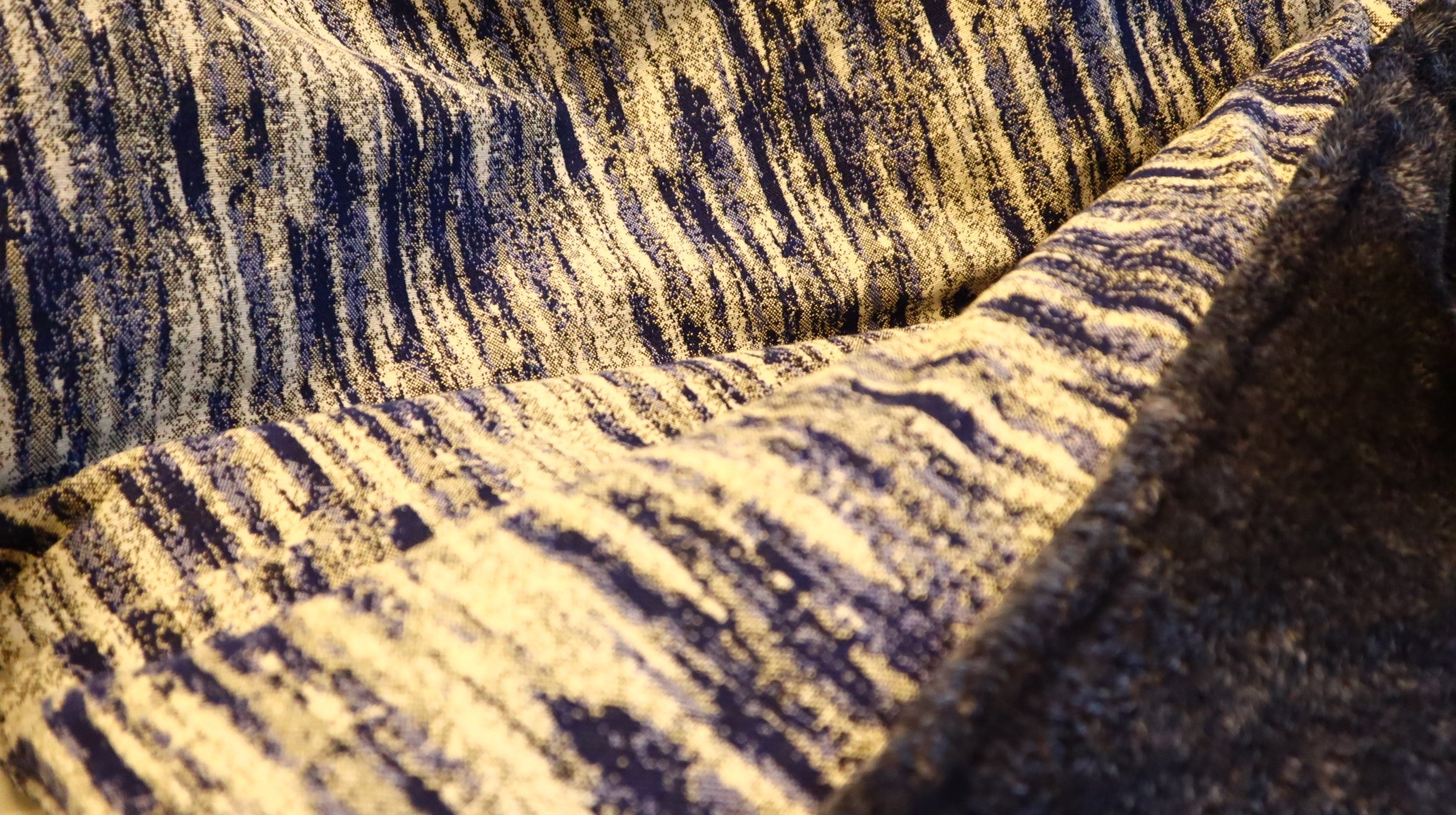 Schlafsack Streifen Jaquardstoff, Hundemüde