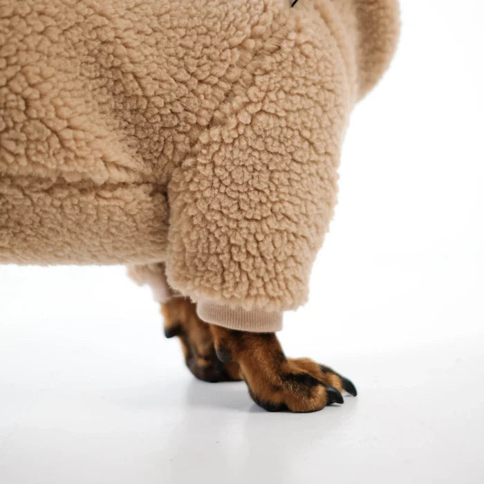 Hundepullover 'Teddy Overall Dackel', Karma Hund, beige