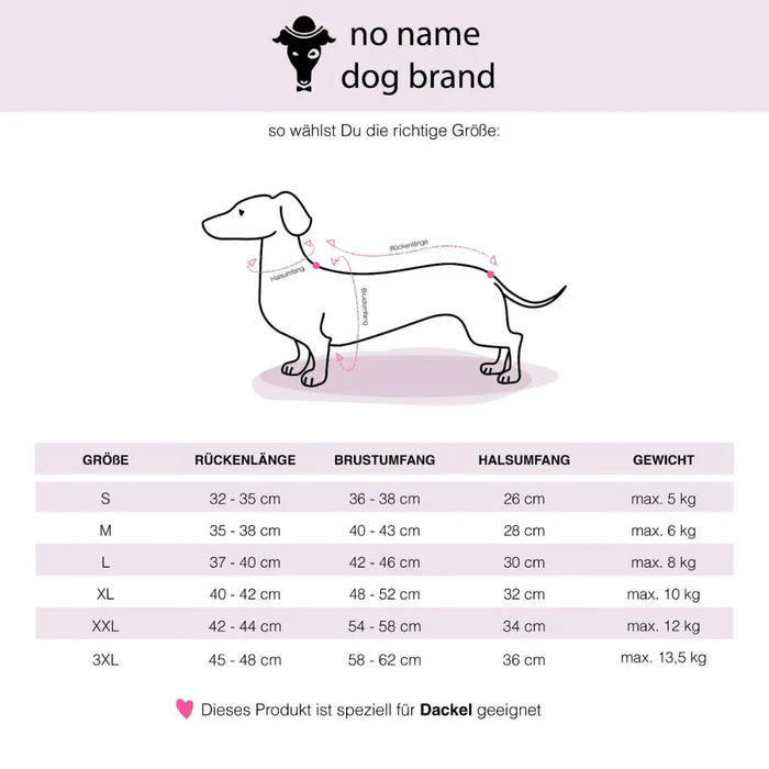 Hundepullover 'Teddy Overall Dackel', Karma Hund, beige