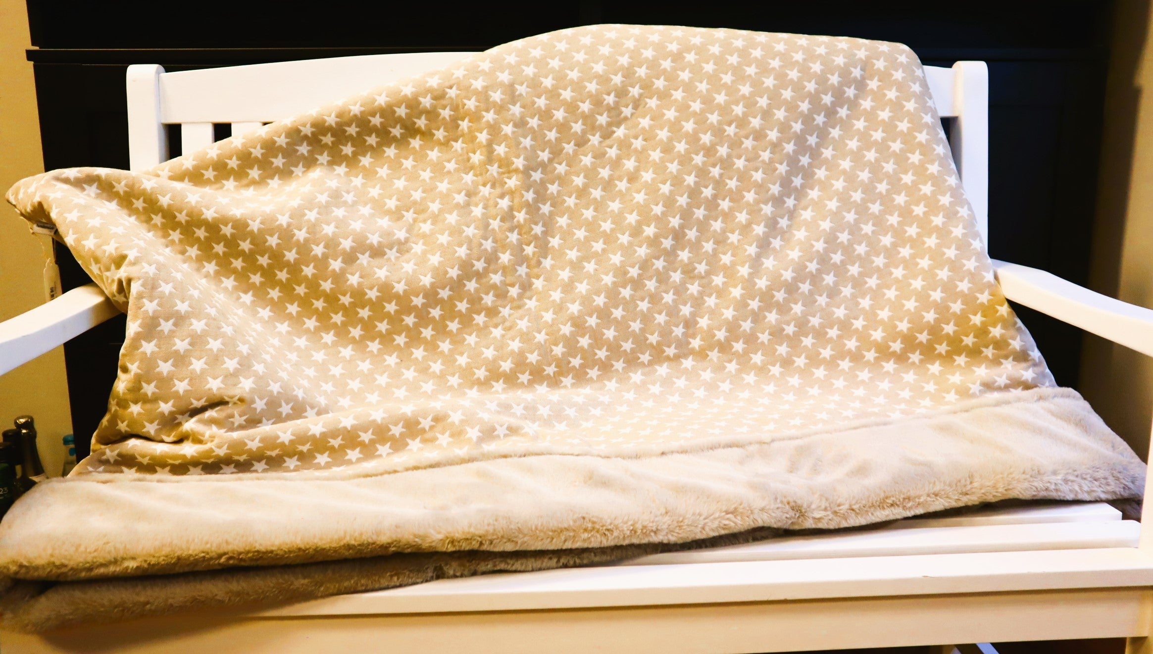 Schlafsack Sterne Jaquardstoff, Hundemüde