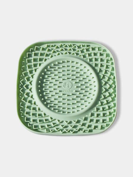 Lick-Matte für Hunde und Katzen - YoomY Platte - Grün