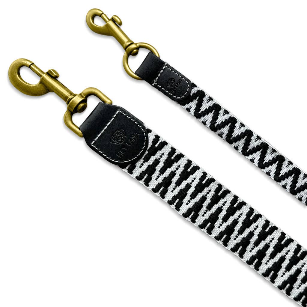 Premium Hundeleine - 3-fach verstellbar - 2m - Schwarz