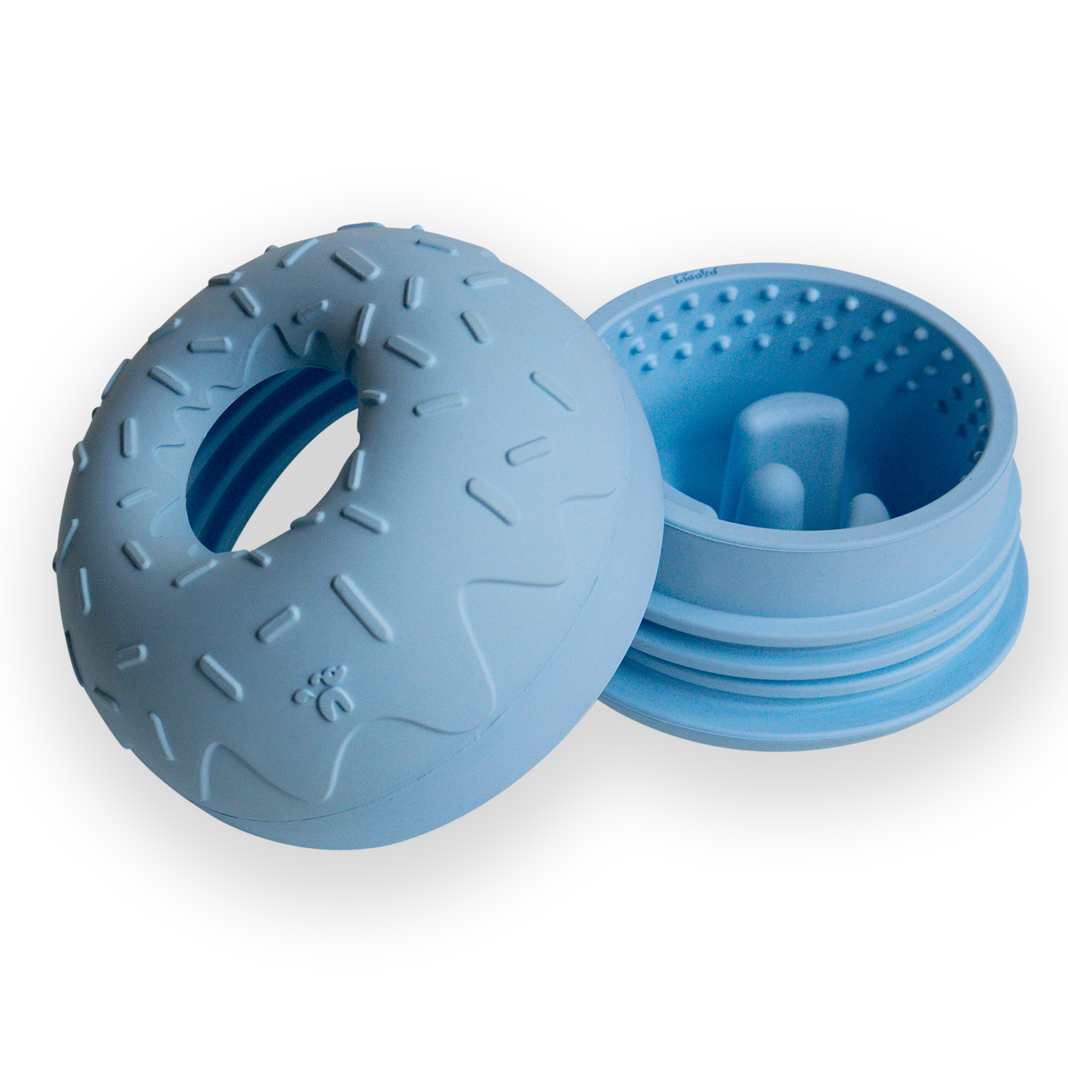 Beschäftigungsspielzeug für Hunde - Yoomy Donut - Blau