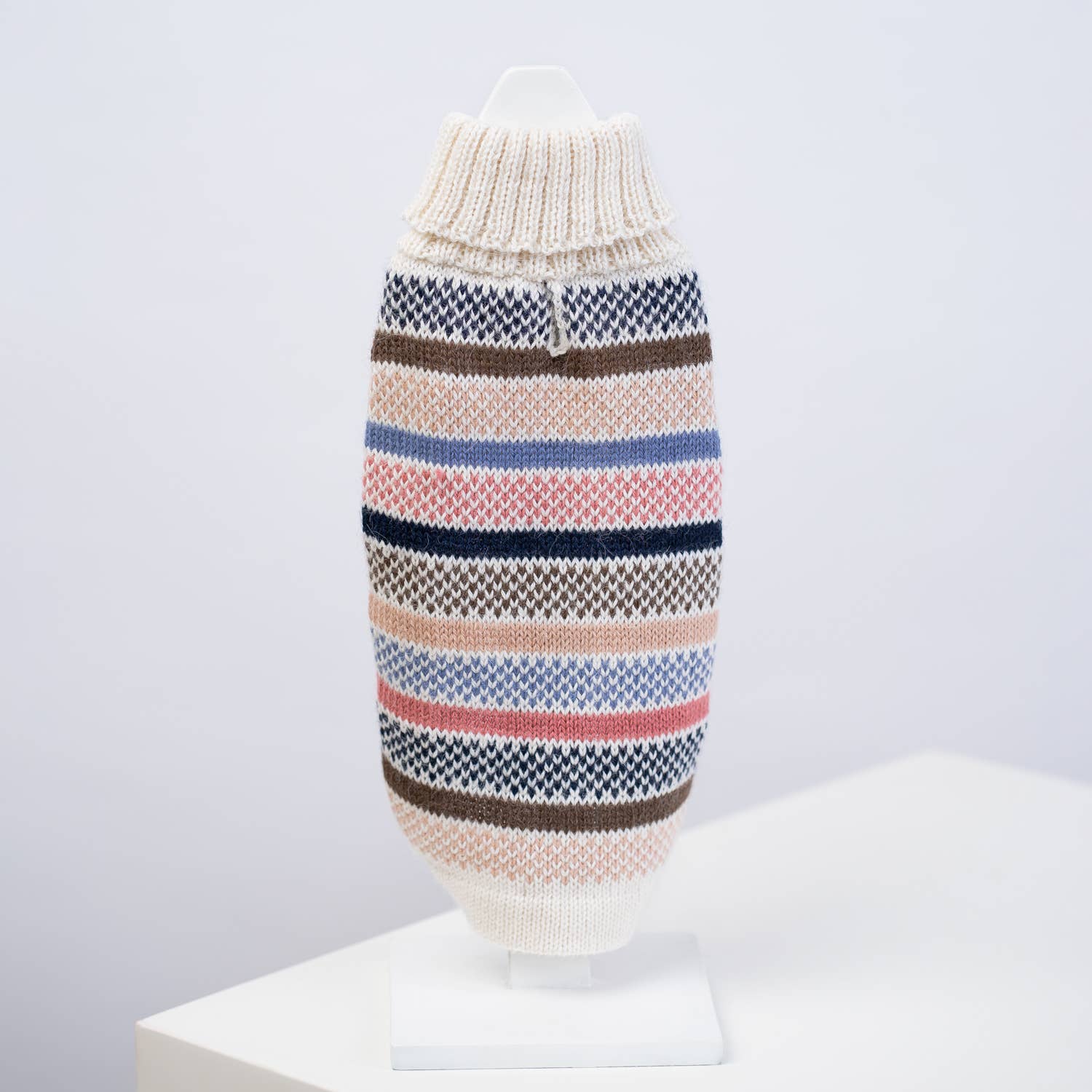 Blushline Streifen Alpaka Hundepullover