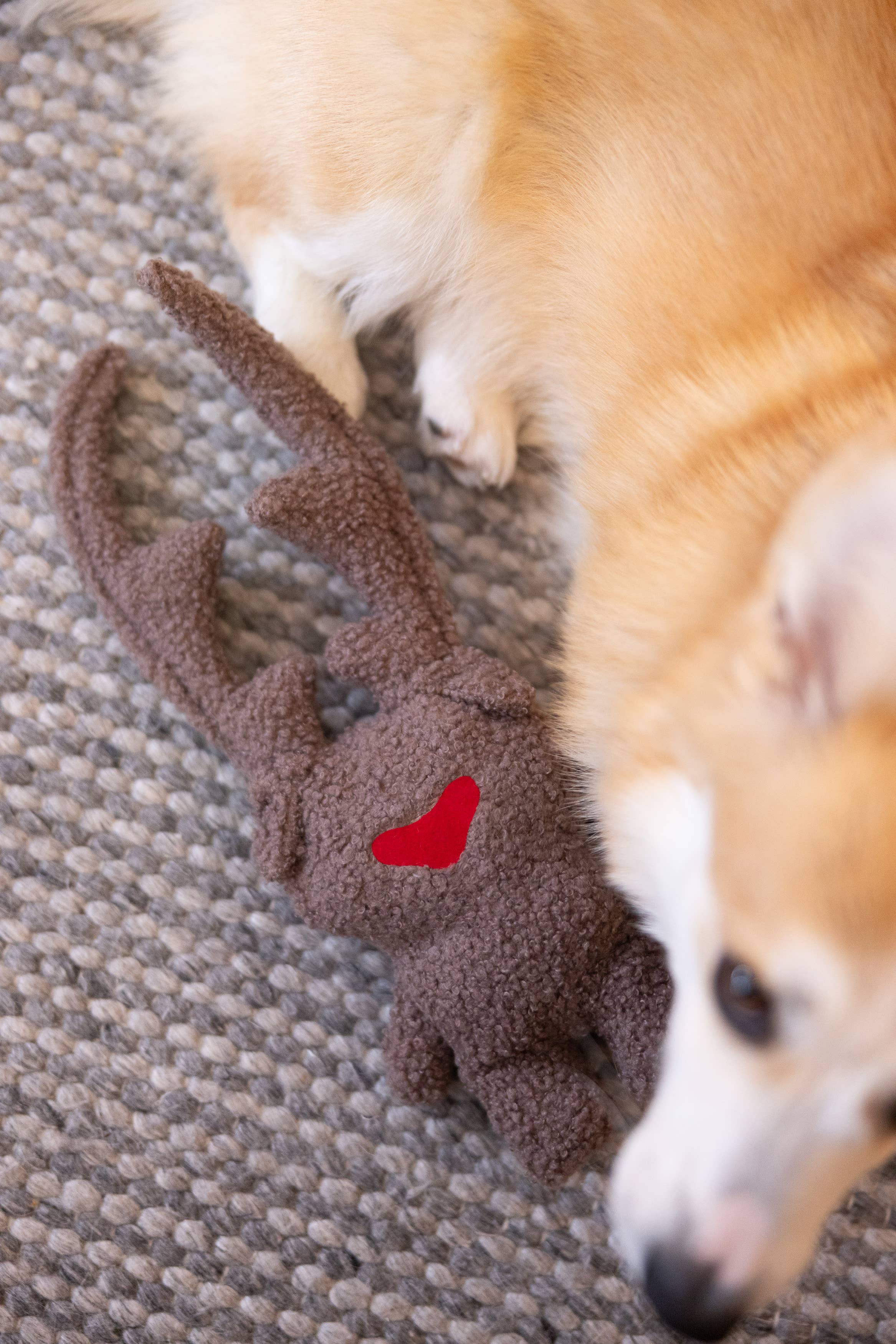 Spielzeug Elch Elmo - handgefertigt, Lieblingspfote