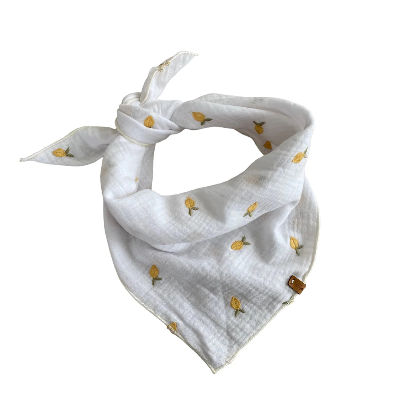 Halstuch Zitrone, Lieblingspfote, Musselin