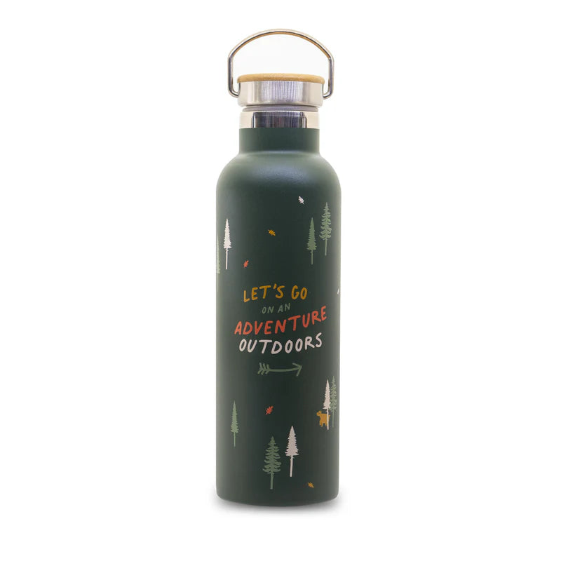 Outdoor Edelstahlflasche Let's Go on an Adventure Outdoors, Roadtyping, 750 ml